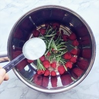 ローズマリーシロップの作り方１